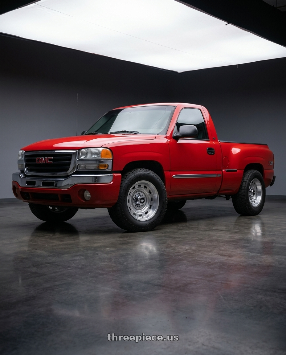 2004 GMC sierra 1500 with Vision American Muscle 54 Cheyenne 6x139.7 22x9+25 wheels
