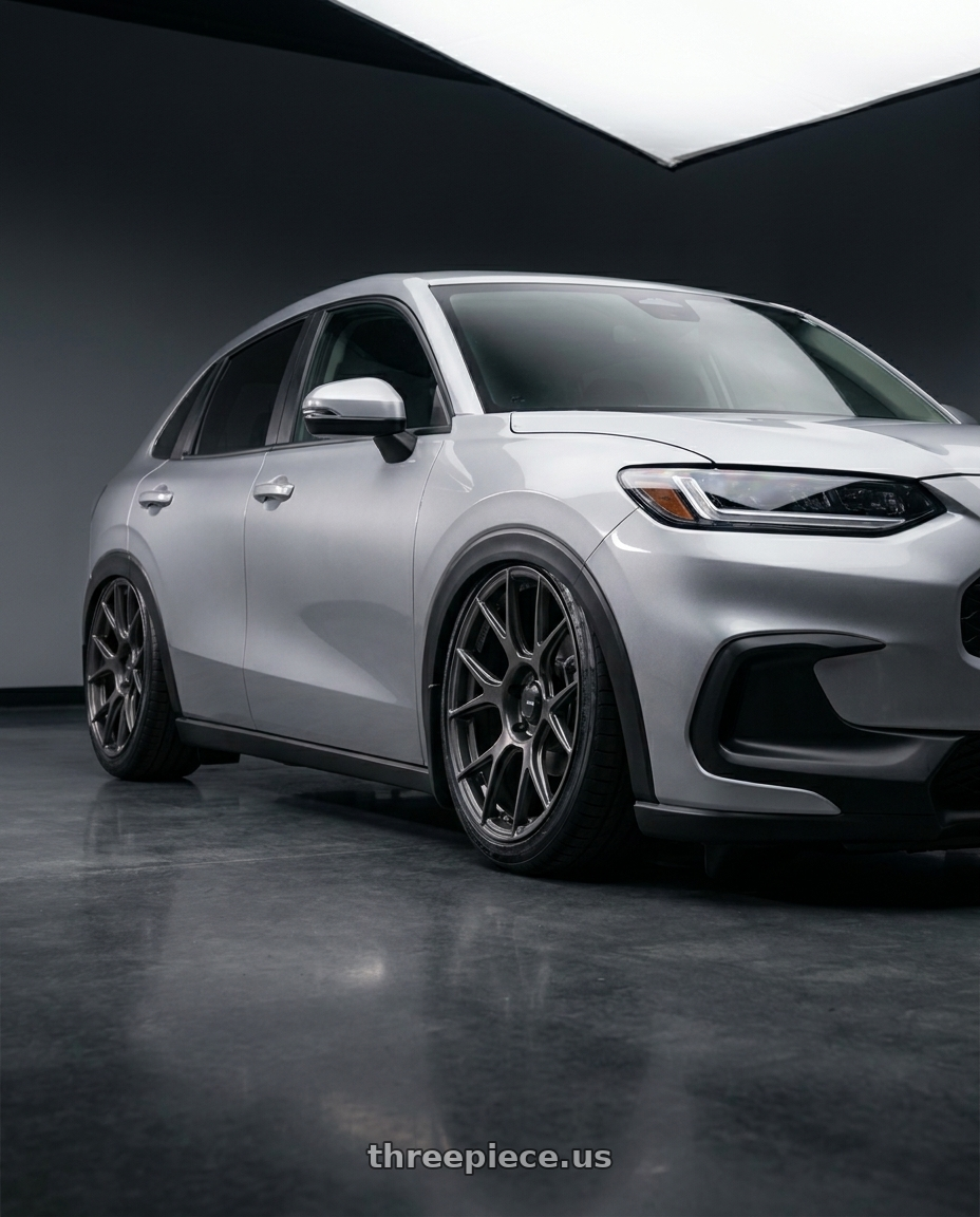2026 Honda hr v with Konig Ampliform 5x114.3 20x11+22 Dark Metallic Graphite wheels