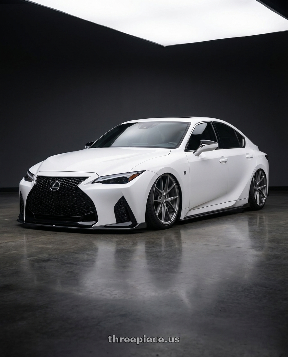 2018 Lexus IS 350 F Sport with Niche 1PC M116 MISANO 5X114.3 19X9.5 +35 MATTE GUN METAL wheels
