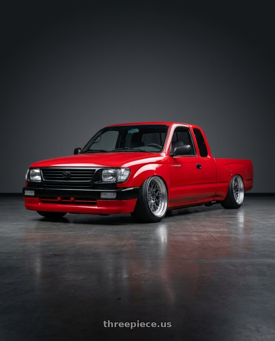 1996 toyota tacoma with ESR Wheels CS SERIES CS3 5x114.3 18x10.5 +22 Matte Graphite wheels