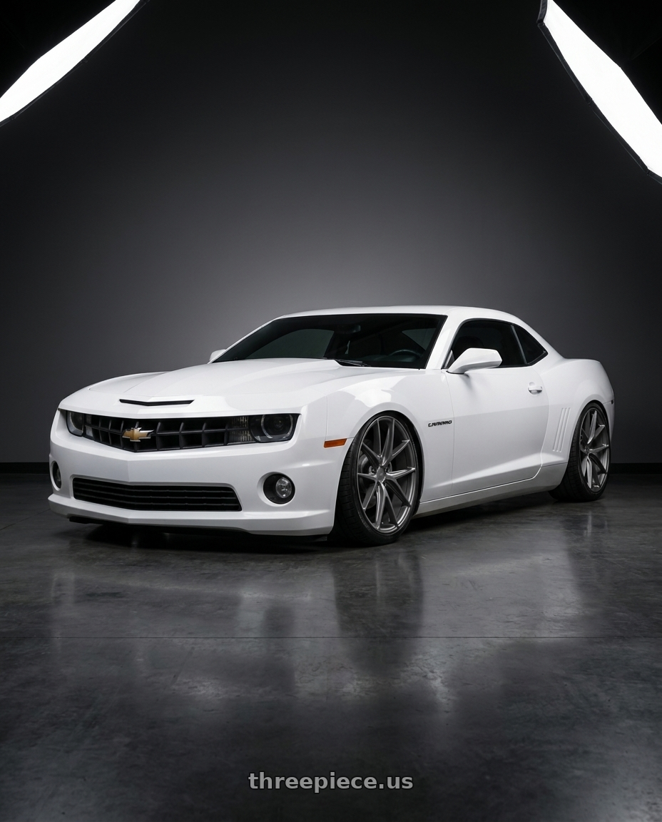 2014 Chevrolet Camaro 5th Gen with Niche 1PC M116 MISANO 5X120 20X10.5 +35 MATTE GUN METAL wheels