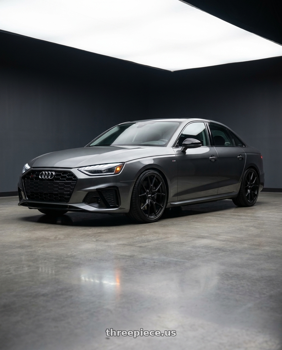 2020 Audi A4 Premium with Rotiform RC199 KPR 5X112 19x8.5 +45 SATIN BLACK wheels