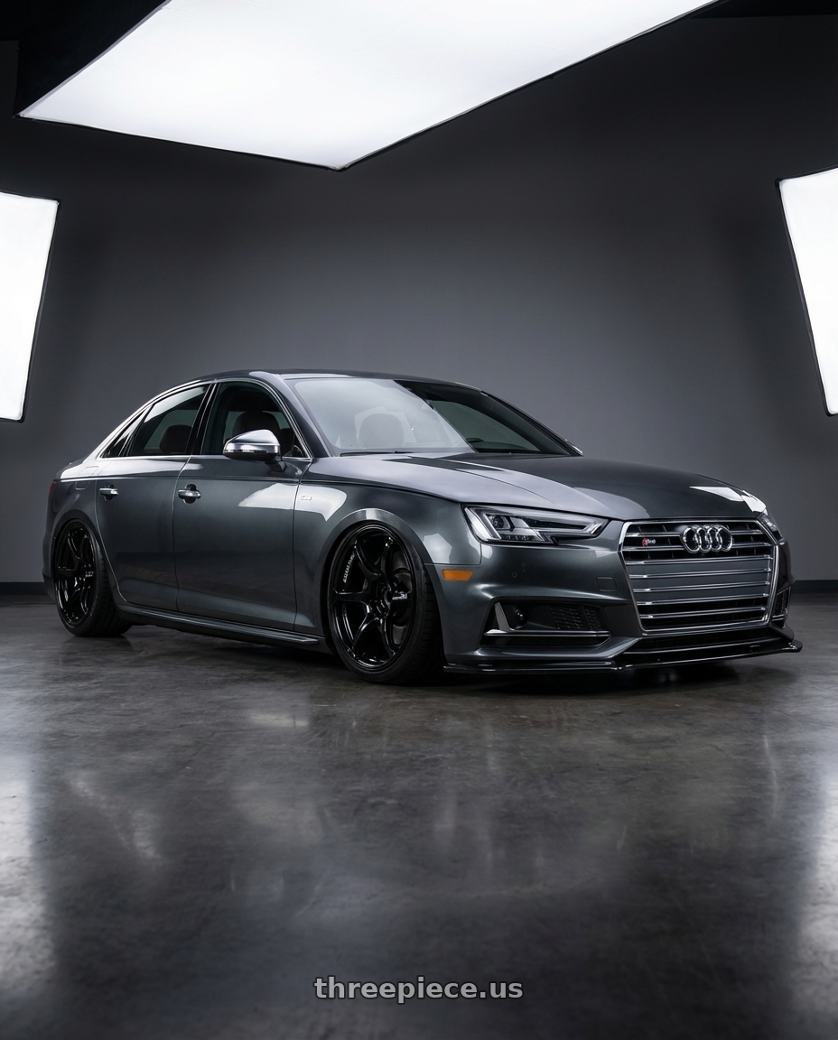 2015 Audi S4 B8.5 with Advan RGIII 5x112 19x8.5+45 Gloss Black wheels