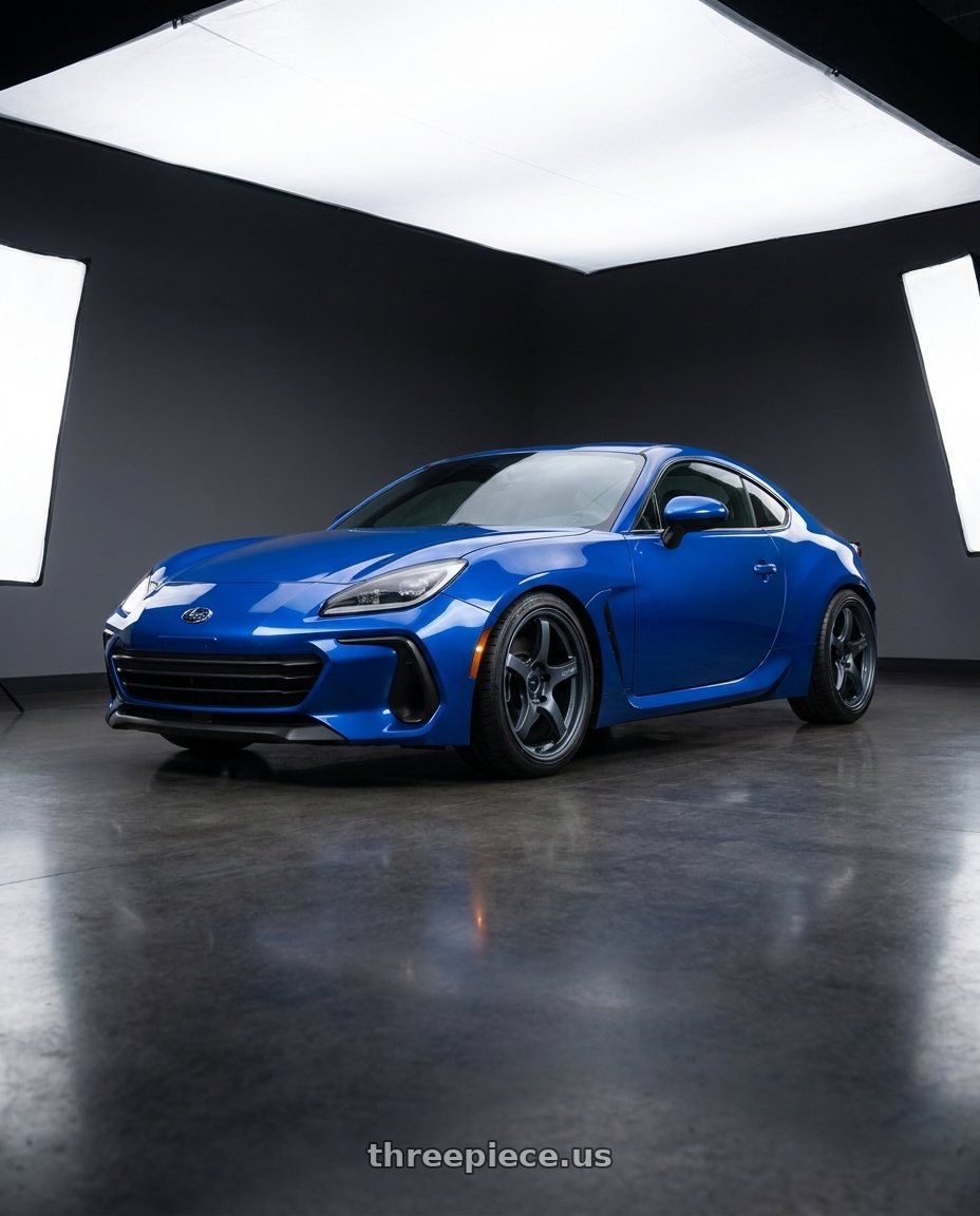 2024 Subaru BRZ with Gram Lights 57CR 5x114.3 18x9.5+12 Gunblue II wheels
