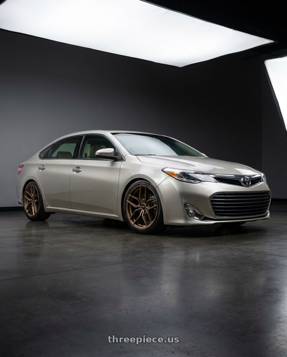 2013 toyota avalon with Vors LP1 5x114.3 18x8.5  +35 Bronze wheels