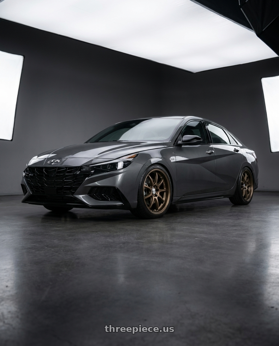 2021 HYUNDAI ELANTRA N LINE with Work Emotion D9R wheels