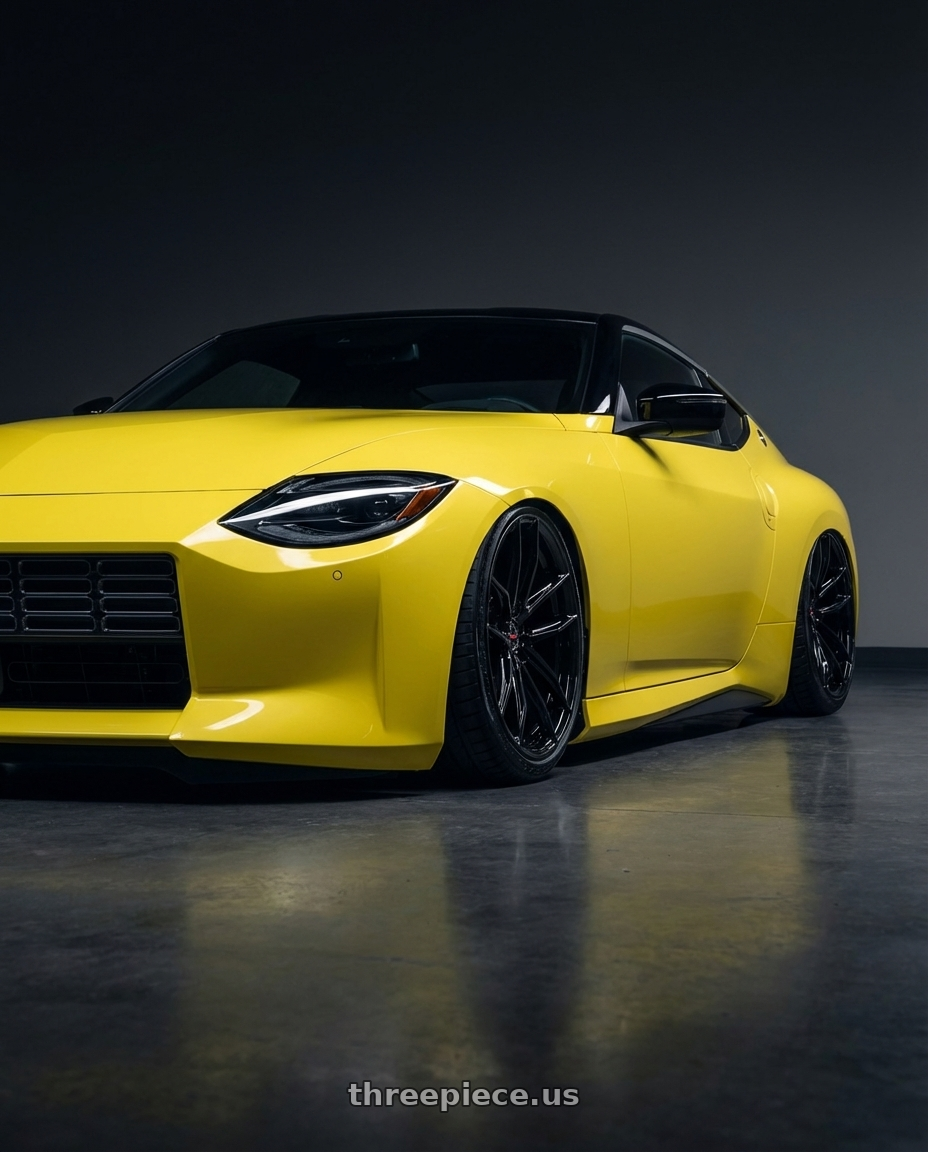 2024 Nissan Z with Vossen HF-5 19x9.5 / 5x114.3 / ET40 / Deep Face / 73.1 - Gloss Black Wheel - HF5-9N63 wheels