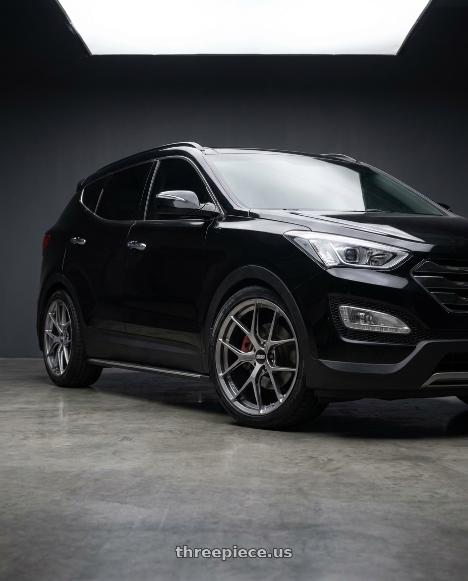 2014 HYUNDAI SANTAFE with BBS FI-R 5x114.3 20x11.5+50.5 Gloss Platinum wheels