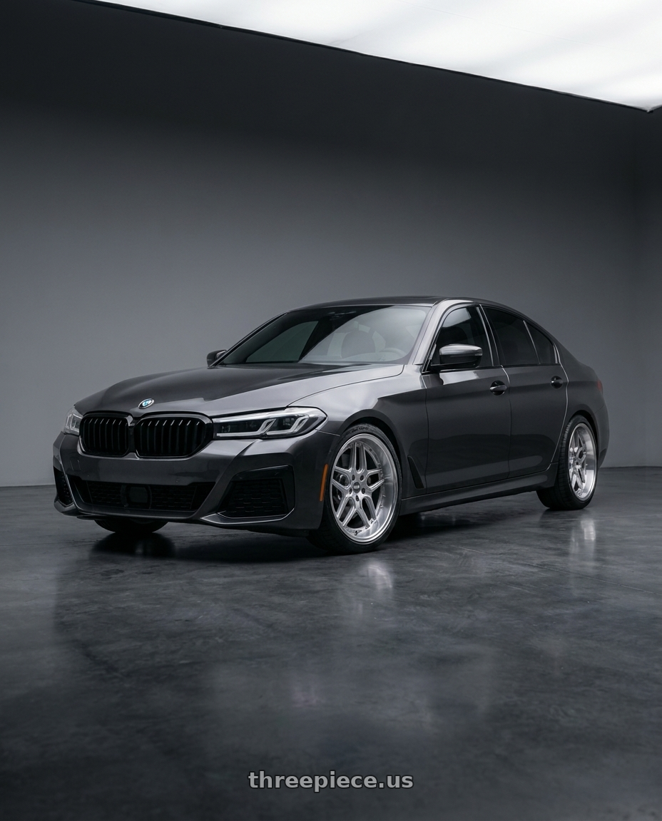 2021 bmw 540i xdrive with ESR Wheels CS SERIES CS15 5x114.3 19x9.5 +35 Hyper Silver wheels