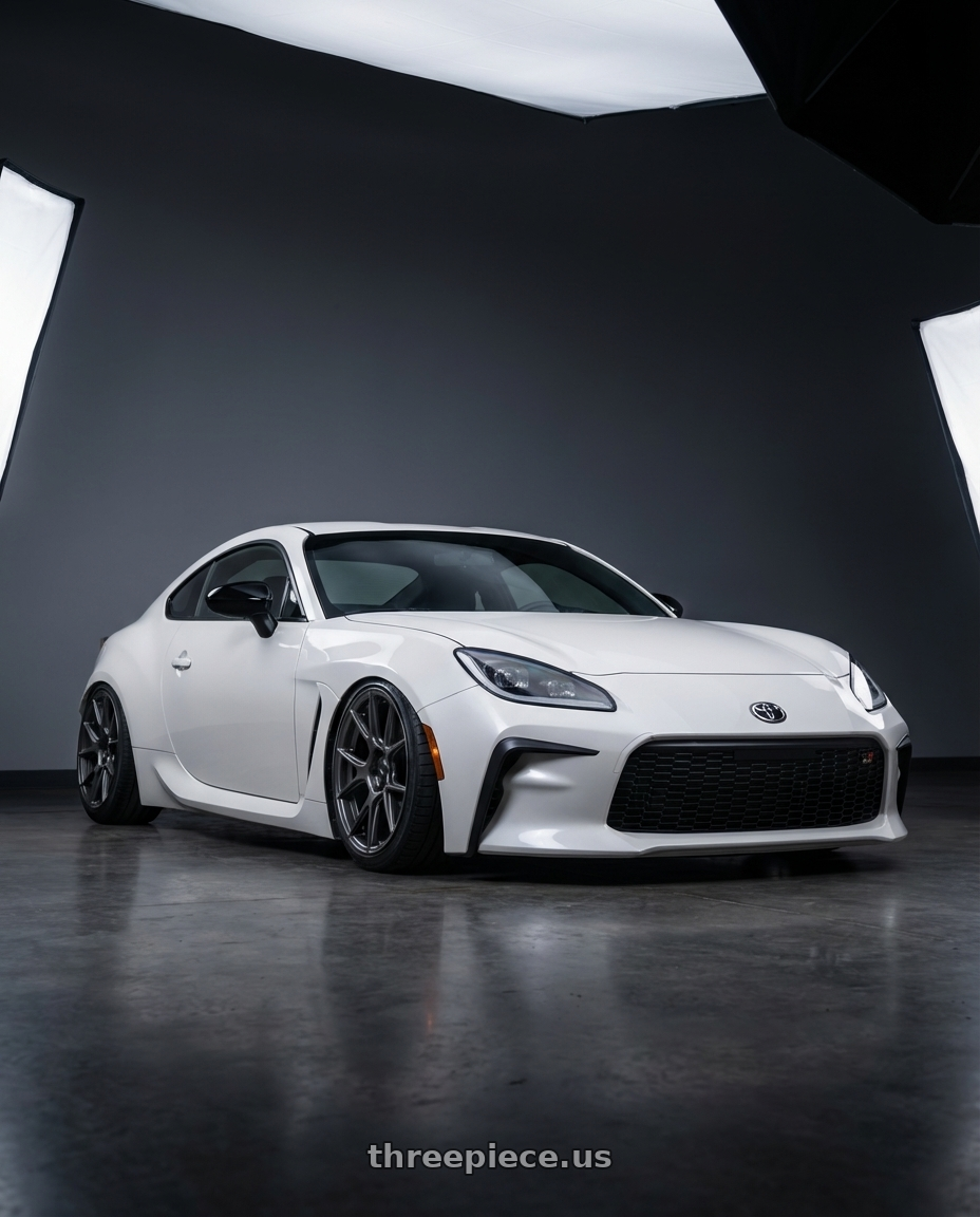 2016 Scion FR-S with Konig Ampliform 5x100 18x8.5+44 Dark Metallic Graphite wheels