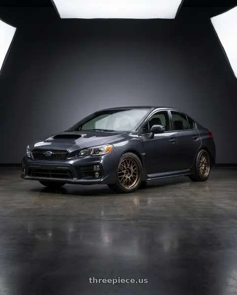 2018 Subaru WRX Limited with Volk Racing 21A 5x114.3 18X9.5+30  Bronze wheels