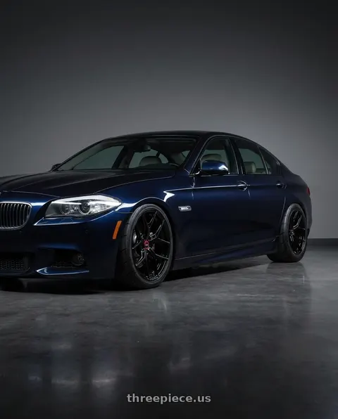 2012 BMW 535i with VOSSEN HF-5 5X114.3 19x9.5 +40 GLOSS BLACK wheels