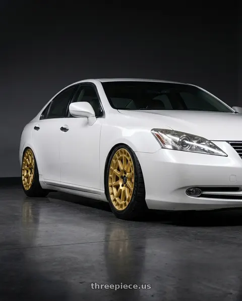 2007 Lexus ES350 with Icon Alloys JOURNEY 5x114.3 17x8+38 GLOSS GOLD wheels