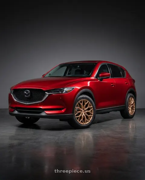 2021 Mazda CX-5 with Niche 1PC M263 MAZZANTI 5X114.3 19X8.5 +35 BRONZE BRUSHED wheels