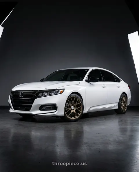 2020 Honda Accord Sport with TSW NURBURGRING 5X114.3 19X8.5 +45 MATTE BRONZE wheels