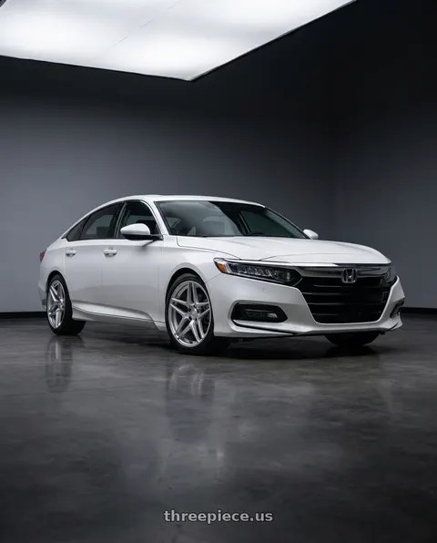 2018 Honda Accord with Kansei K15H Astro 5X112 19x8.5 35 Hyper Silver wheels