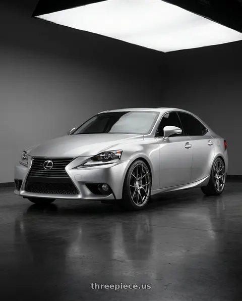 2016 Lexus IS350 with Aodhan AH-11 5x114.3 19x9.5 +35 Hyper Black wheels