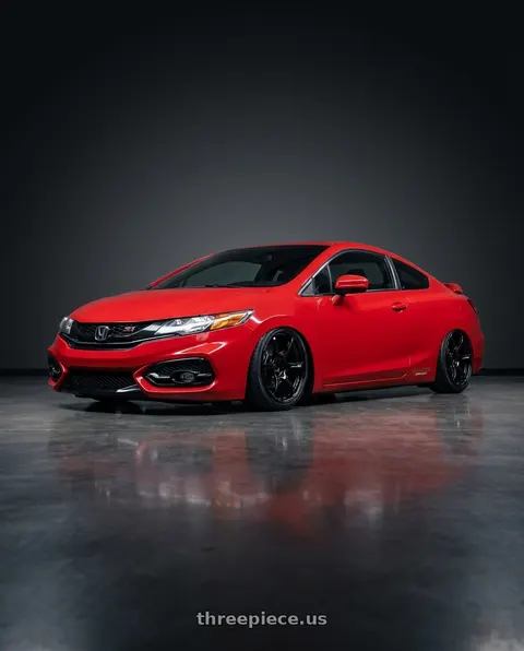 2015 Honda Civic Si with Advan RGIII 5x114.3 18x9.0+35 Gloss Black wheels