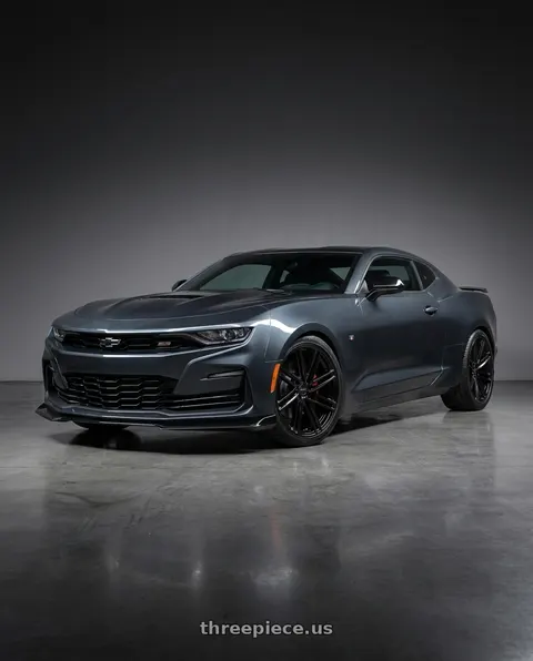2021 Chevrolet Camaro SS with Petrol P1C 5X120 19X8 +35 GLOSS BLACK wheels
