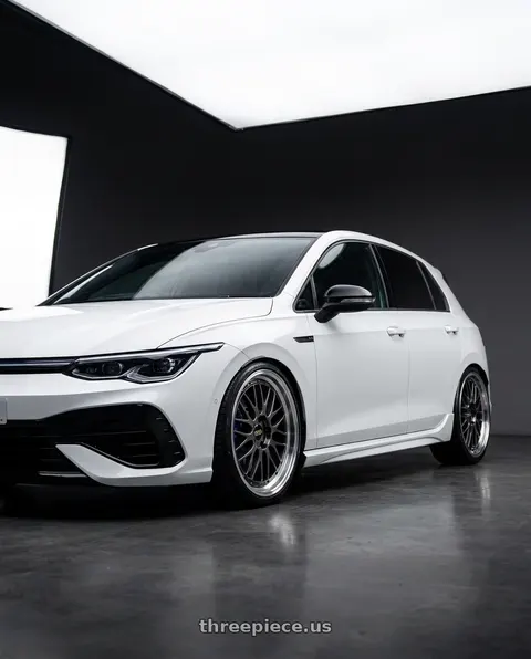 2025 Volkswagen Golf R with BBS LM 5x120 19x9.0+27 Diamond Black wheels
