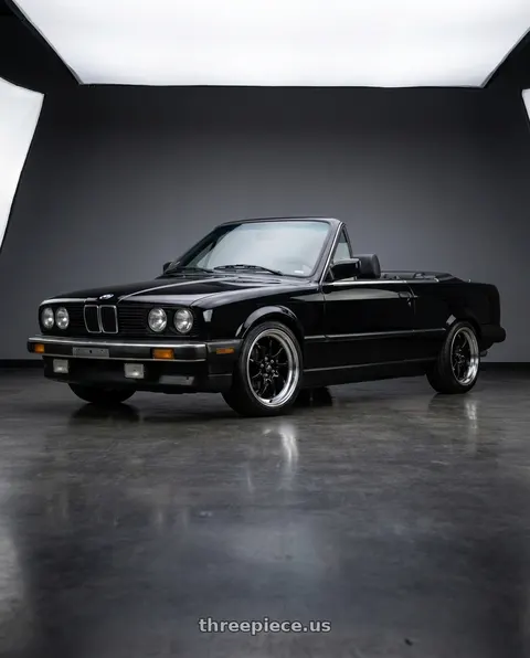 1990 BMW 325i with MT 11,MT19(15"), MT29 16", MT46, MT41, MT04 Black Wheel Cap wheels