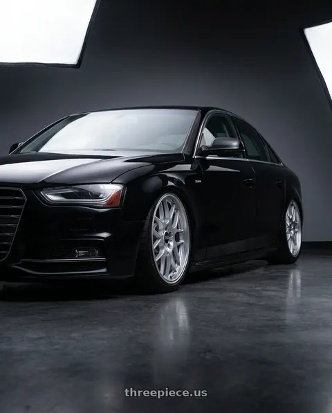 2013 Audi A4 with BBS RG-R 5x120 18x9.0+45 Diamond Silver wheels