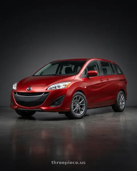 2015 Mazda 5 with TSW NEPTUNE 5X114.3 18X8 +35 BATTLESHIP GRAY wheels