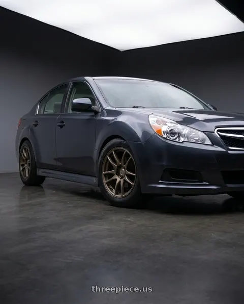 2014 Subaru Legacy 2.5i with Work Emotion Cr Kiwami 5x100 18x8.5 +47 Matte Bronze wheels