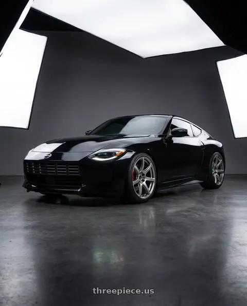 2024 Nissan Z with Work Emotion T7r 5x114.3 19x9.5 +25 Gt Silver wheels
