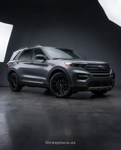 2026 Ford Explorer Active 100A with Enkei Hornet 5x114.3 18x8+35 Gloss Black wheels