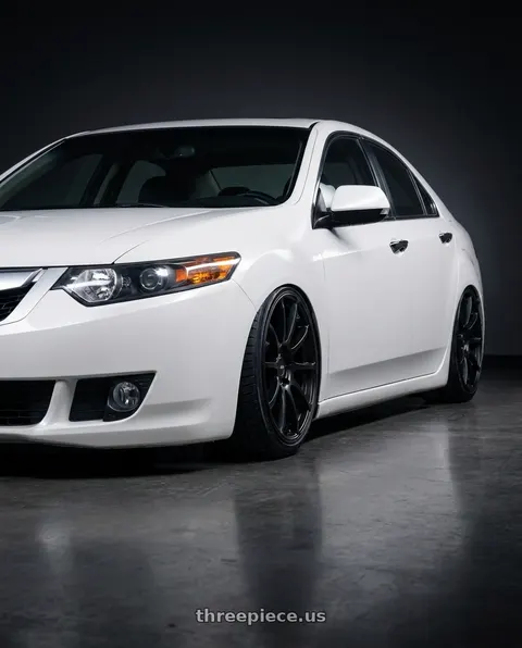 2013 Acura TSX with Ssr Gtv02 5x114.3 18x8.5+40  FLAT BLACK wheels