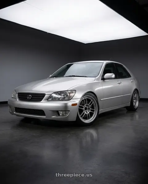 2001 Lexus IS300 with Enkei RPF1 5x114.3 17x9+45 SBC wheels
