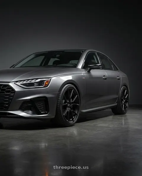 2020 Audi A4 Premium with Rotiform RC199 KPR 5X112 19x8.5 +45 SATIN BLACK wheels