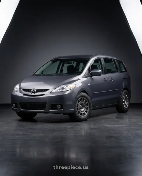 2007 Mazda 5 with fifteen52 METRIX MX 5x114.3 17x8 +38 FROSTED GRAPHITE (SATIN GREY) wheels
