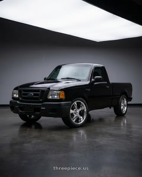 2004 Ford Ranger with Ridler Type 695 5x114.3 17x8+0 Chrome wheels