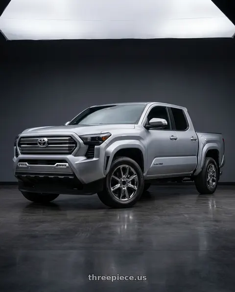 2024 Toyota Tacoma with OE Wheels CV73 6x139.7 20x8.5+24 Chrome wheels