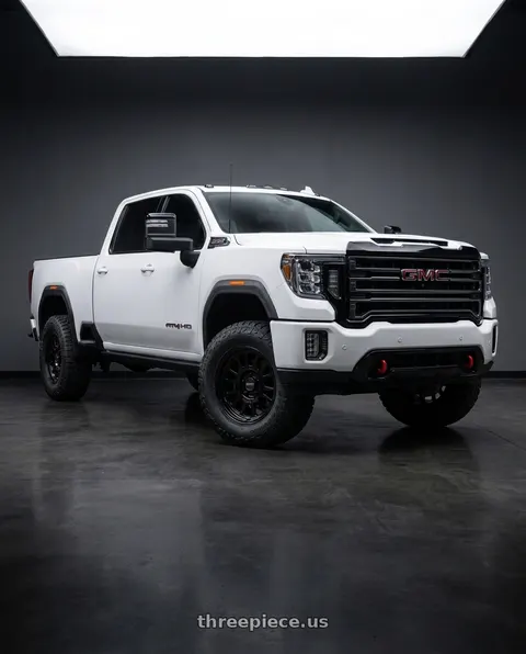 2023 GMC Sierra 2500 HD AT4 with Method Race Wheels 318B 6X135 17x8.5 +0 GLOSS BLACK wheels