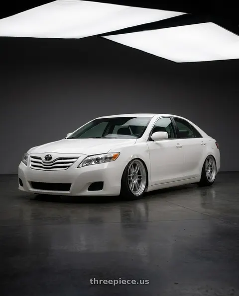 2011 Toyota Camry with Enkei RPF1 5x114.3 18x8.5+40 Silver wheels