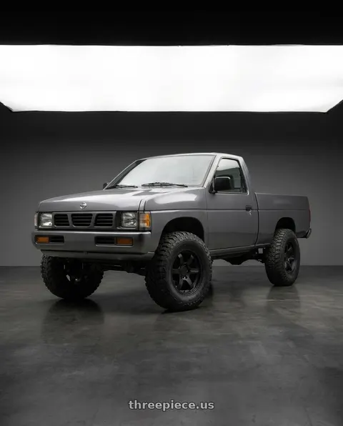 1994 Nissan D21 XE with Motegi MR150 TRAILITE 6X139.7 17X8.5 +0 SATIN BLACK wheels