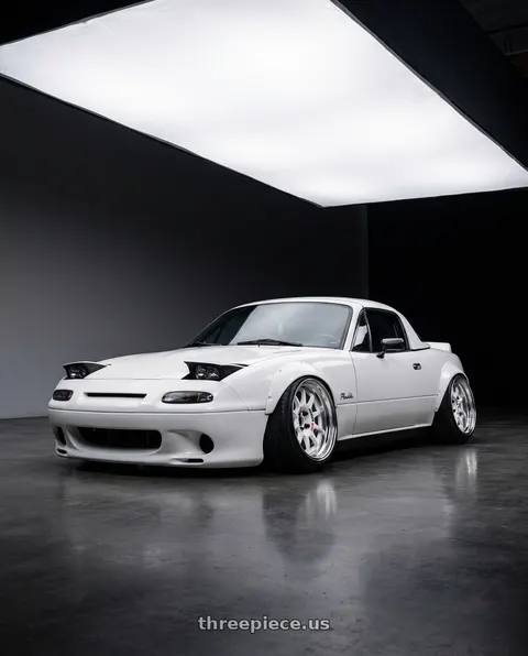 1993 Mazda Miata with Work Emotion Rs11 2p wheels