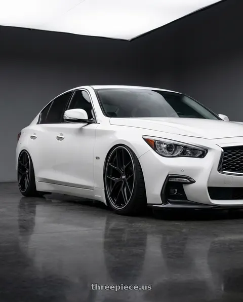2020 INFINITI Q50 with BBS CC-R 5x114.3 19x8.5+30 Satin Black wheels