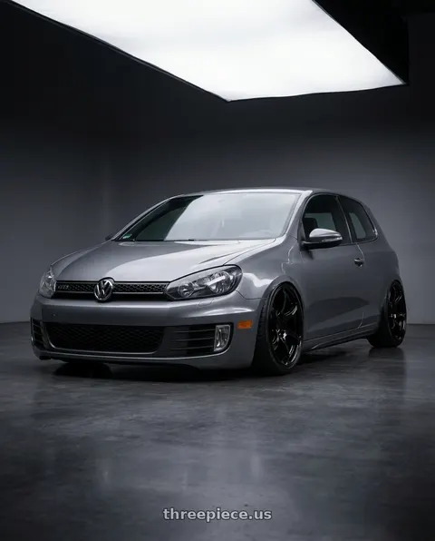 2013 Volkswagen GTI with Advan RGIII 5x112 18x8+50 Gloss Black wheels