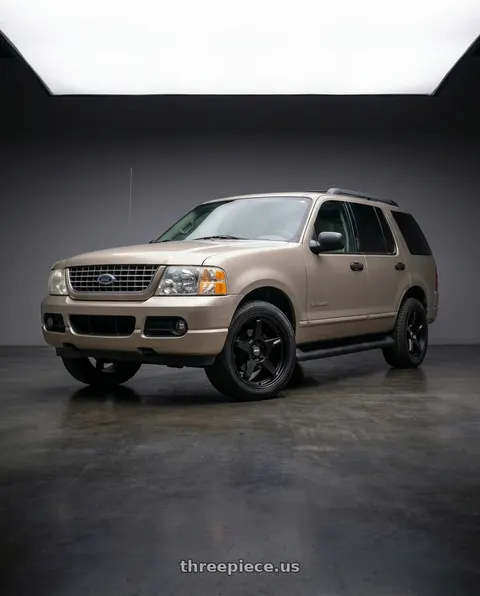 2004 Ford Explorer with ESR Wheels APX5C 5x114.3 18x8.5 +30 Matte Black wheels