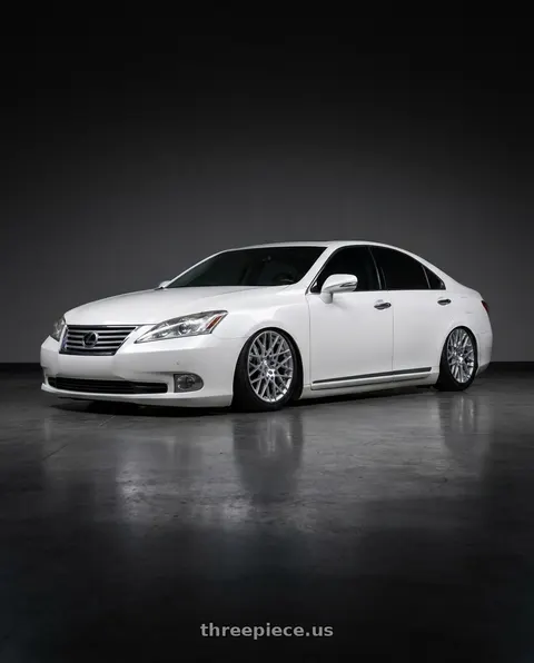 2012 Lexus ES350 with Vision Street-Designs 474 Recoil 5x114.3 17x8+38 Hyper Silver wheels