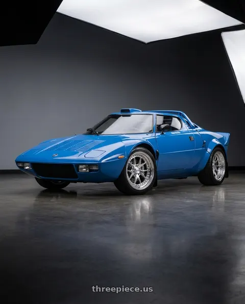 1974 Lancia Stratos with CCW CZ05 5x108 16x8 +0 Polished wheels