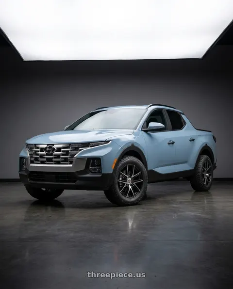 2026 Hyundai Santa Cruz SEL Activity with Spec-1 SP-56 5x114.3/5x120 18x8 +38 Gloss Black & Machined wheels