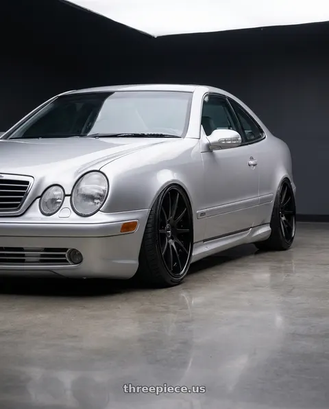 1999 Mercedes-Benz CLK320 with EXECUTOR CV01 5X112 20X10.5+47 HP Disk Flat Black wheels