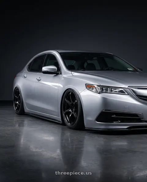 2019 Acura TLX with Advan RGIII 5x114.3 19x8.5+38 Gloss Black wheels