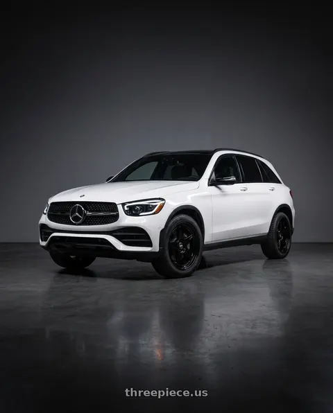 2022 Mercedes-Benz GLC300 with ESR Wheels CR SERIES CR5 5x100 18x8.5 +30 Gloss Black wheels