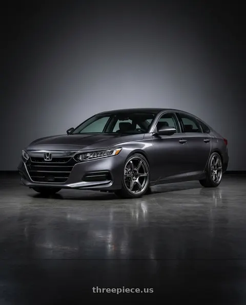 2019 Honda Accord LX with Advan Racing RG-4 5x114.3 18x9.0 +25 RACING HYPER BLACK & RING wheels
